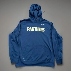 Nike Pittsburgh Panthers Nike Therma-Fit Pullover Hoodie Size Blue L Men's